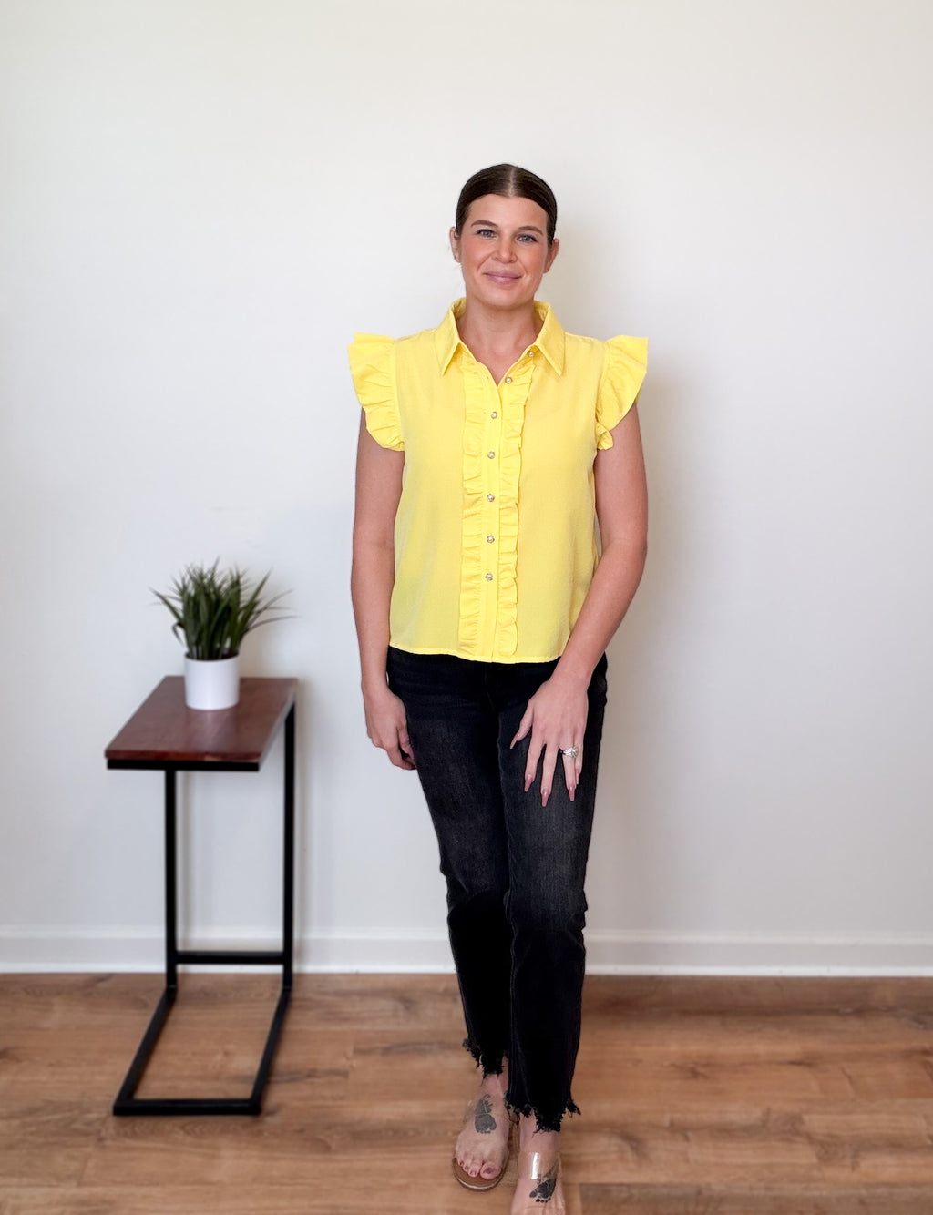 Effortless Charm Ruffle Top