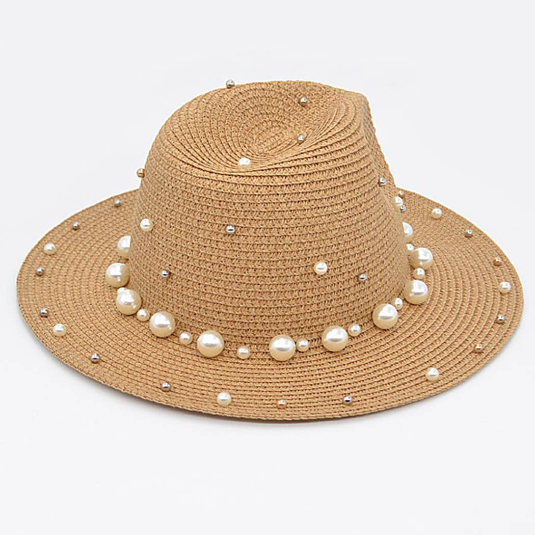 Beaded Fedora Hat