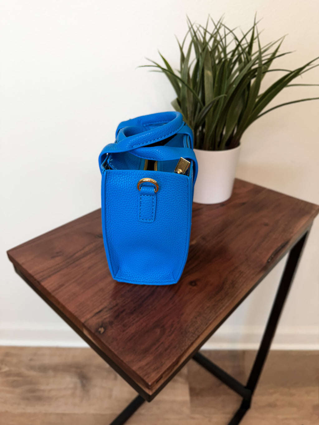 Faux Leather Tote Bag
