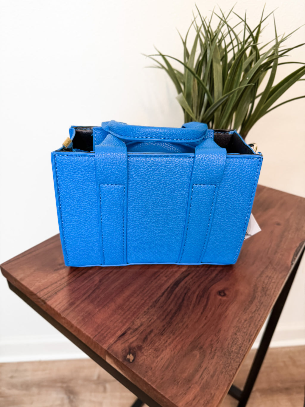 Faux Leather Tote Bag