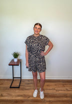 Wild Comfort Leopard Lounge Set