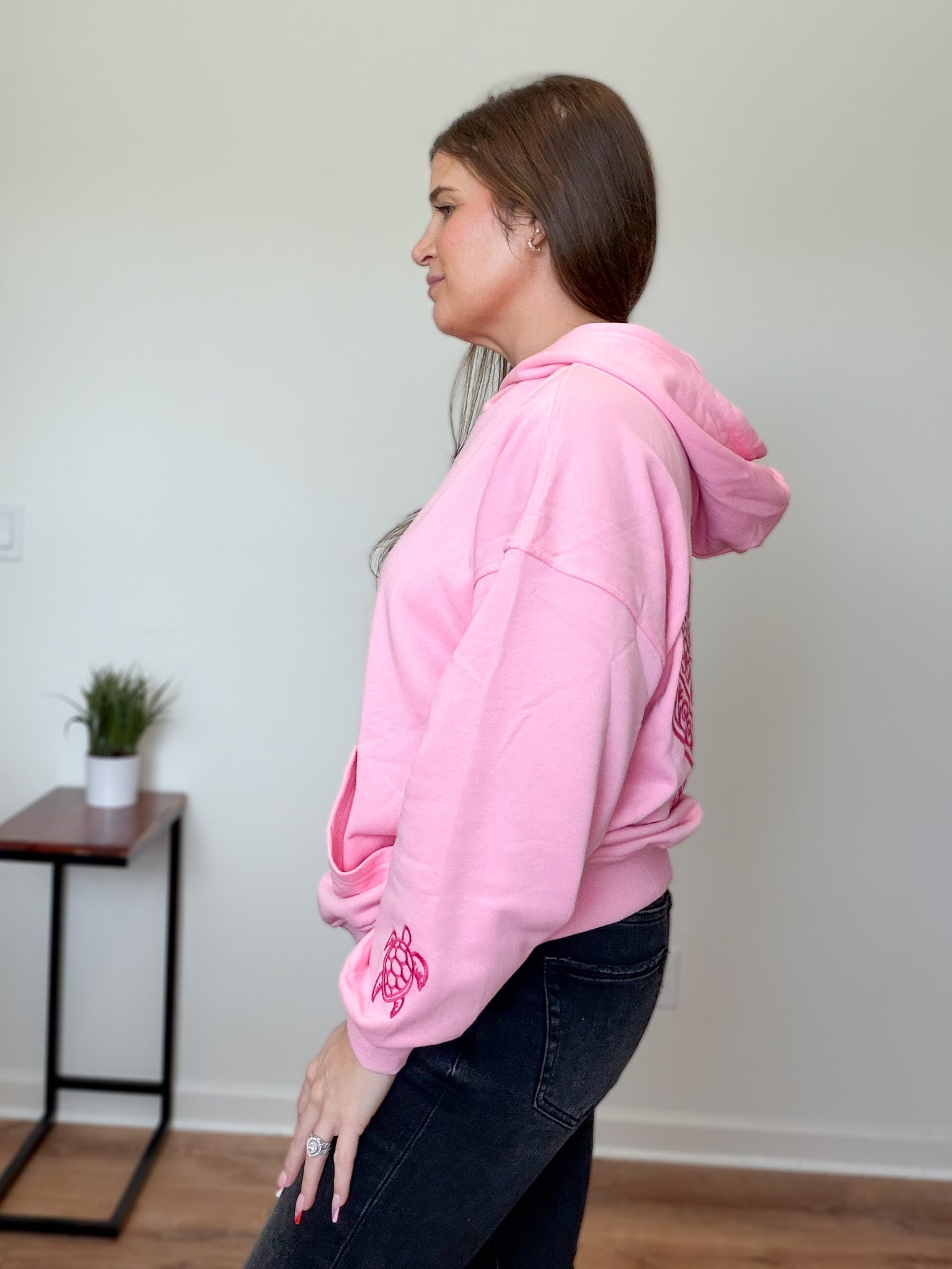 Sunny Embroidered Oversized Hoodie