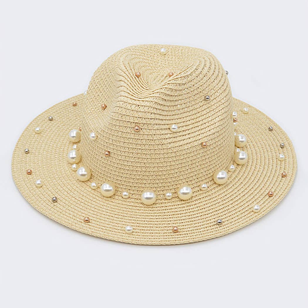 Beaded Fedora Hat