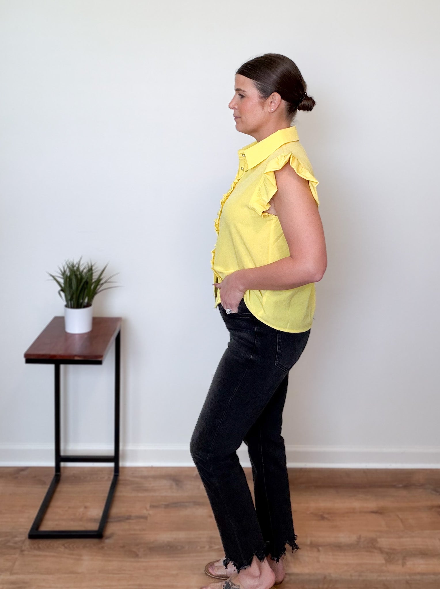 Effortless Charm Ruffle Top