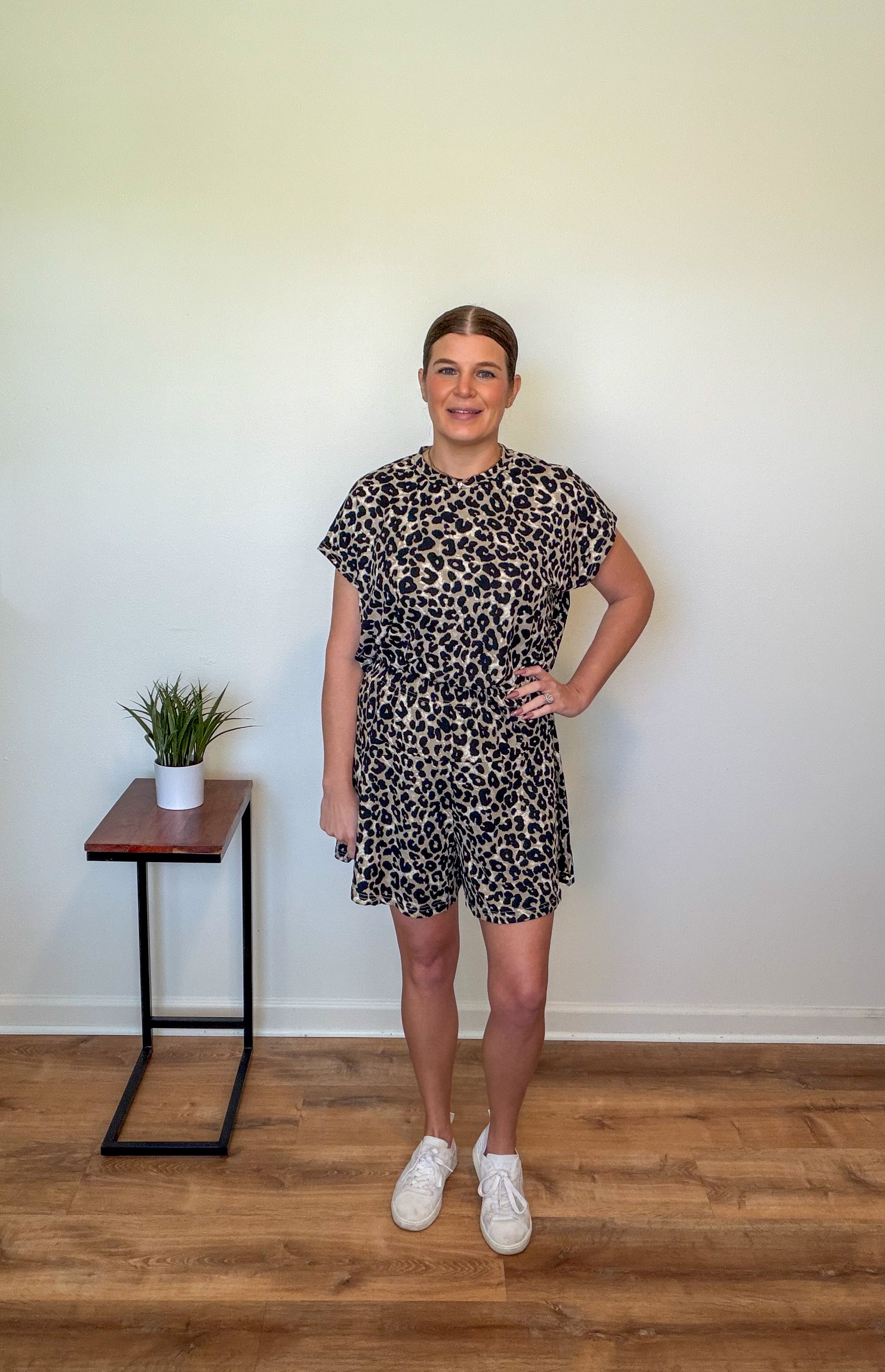 Wild Comfort Leopard Lounge Set