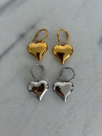 BUBBLE HEART EARRINGS