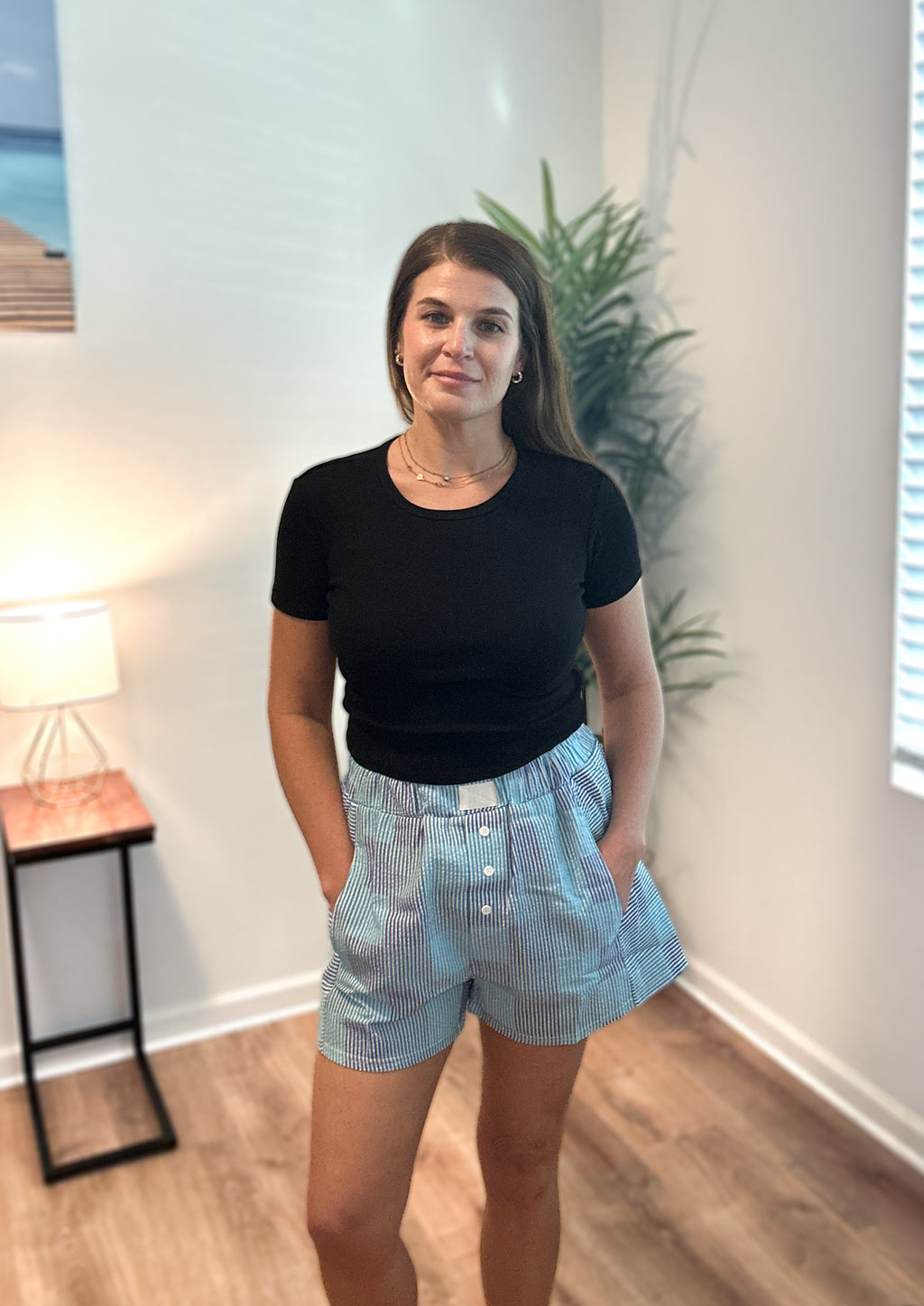 Chrissy Checker Boxer Shorts