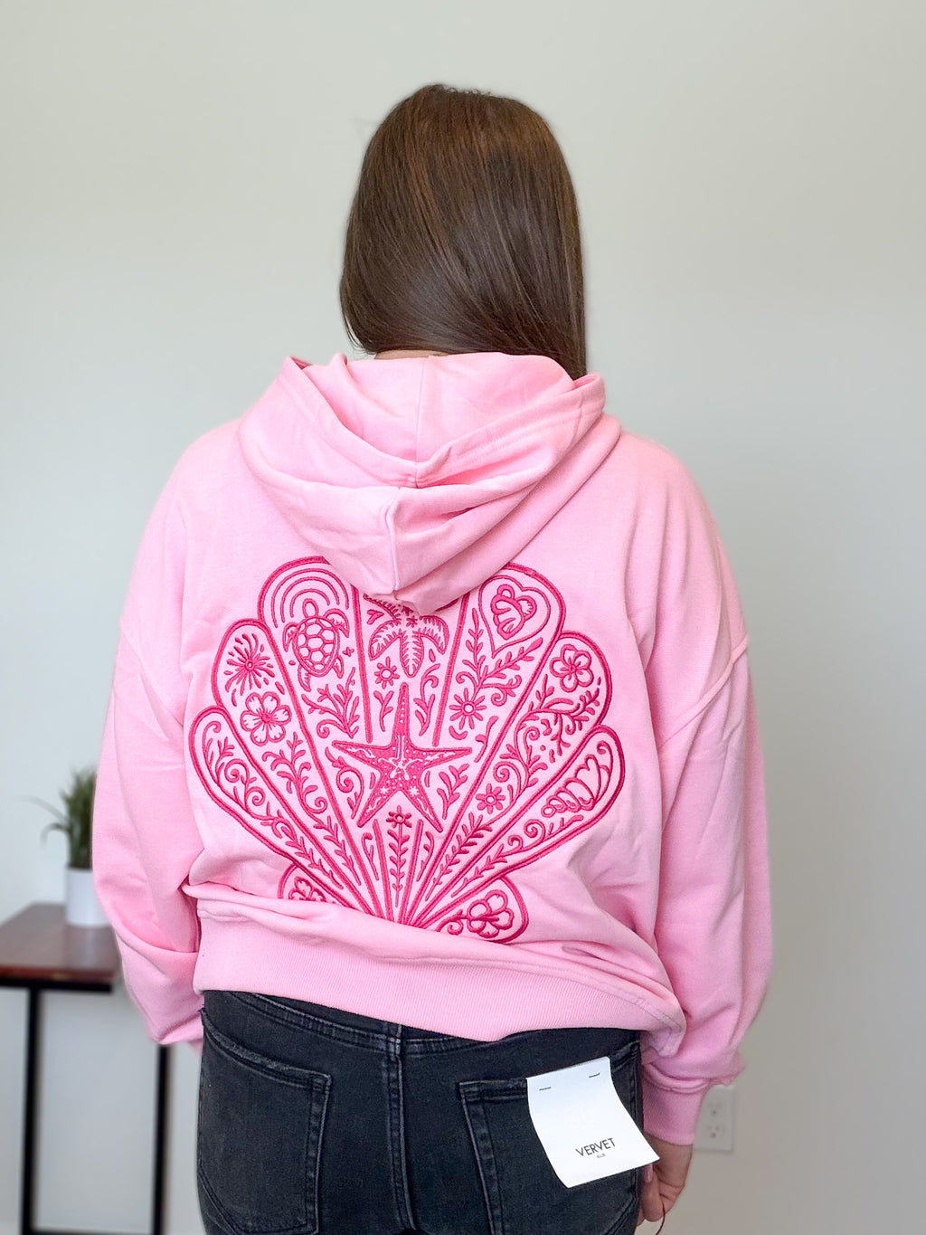 Sunny Embroidered Oversized Hoodie