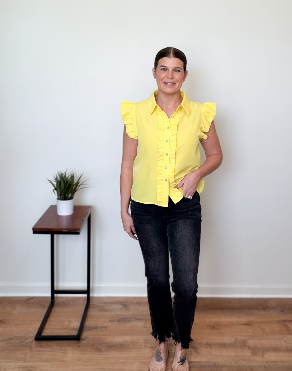 Effortless Charm Ruffle Top