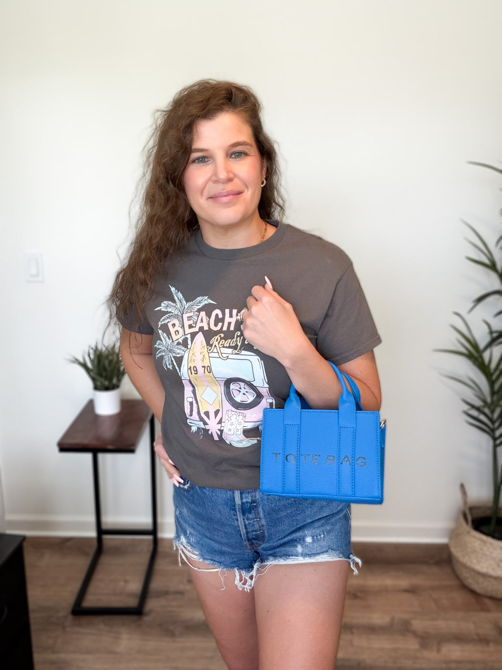 Faux Leather Tote Bag