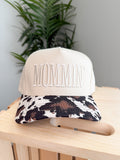 MOMMIN Letter Two Tone Trucker Cap