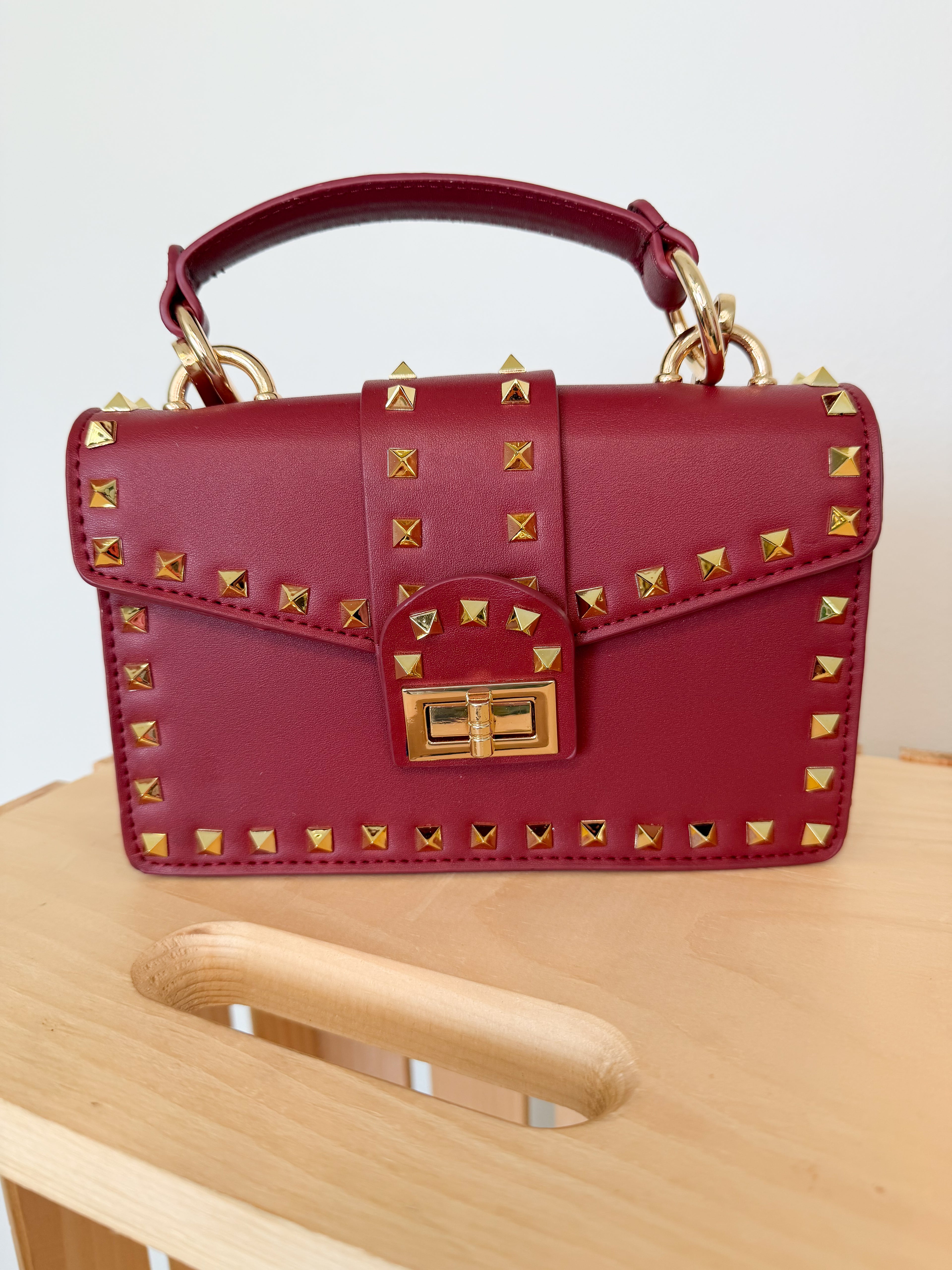 Jessica Studded Clutch