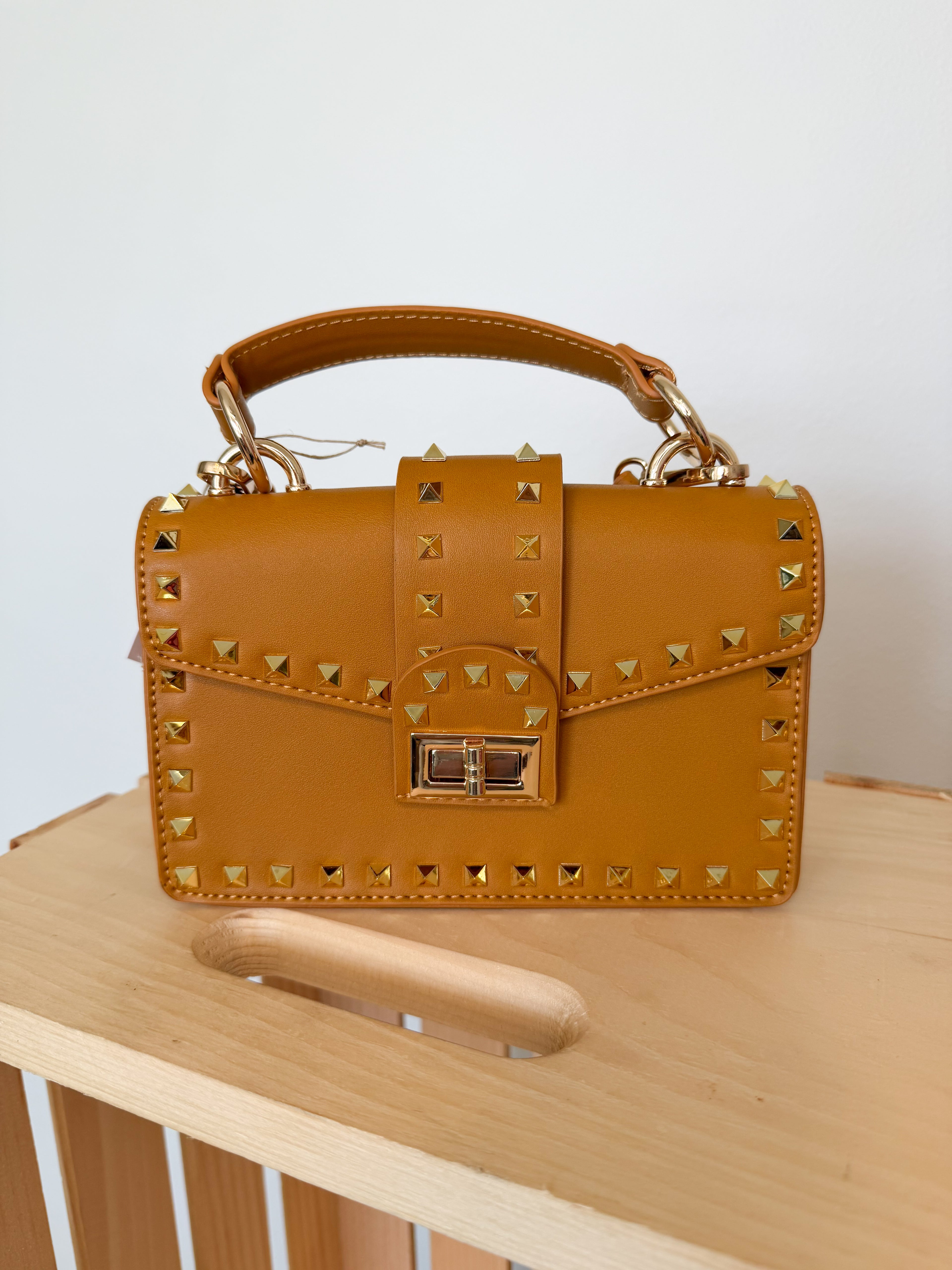 Jessica Studded Clutch