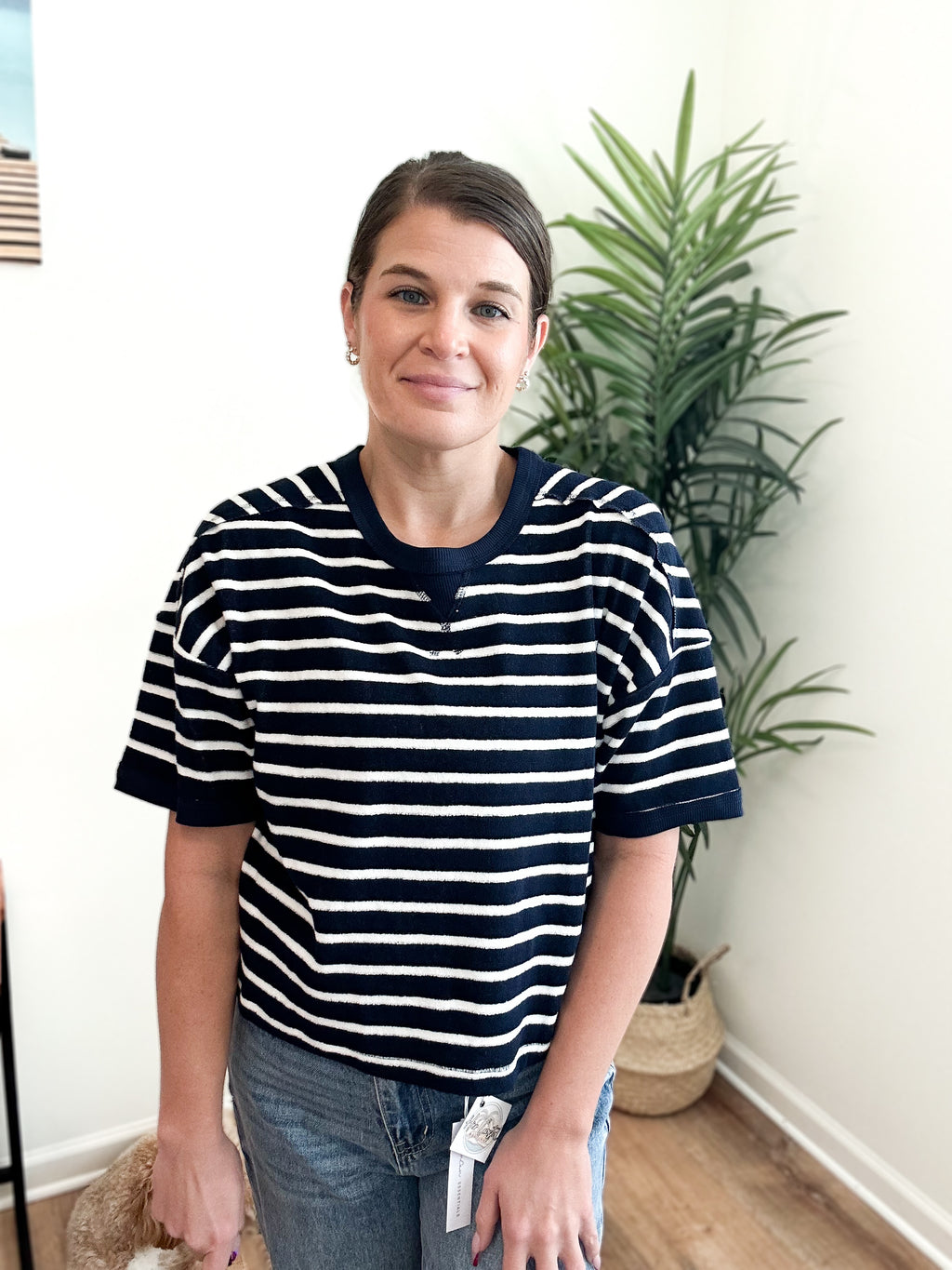 Summer Oversized Stripe Casual Comfy Knit Top