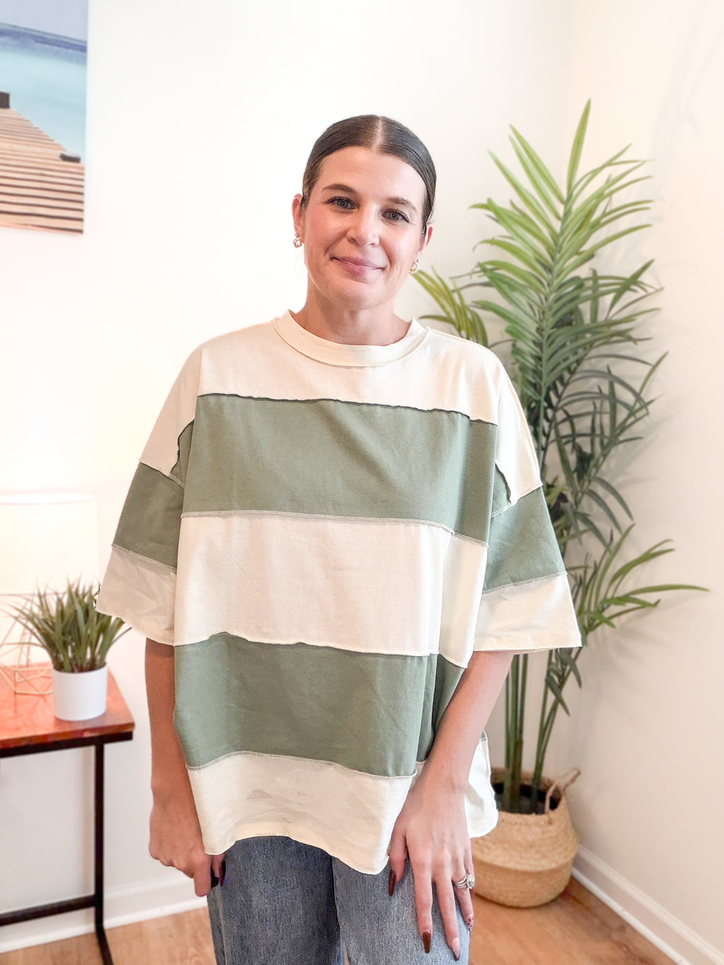 Polly Color Block Top