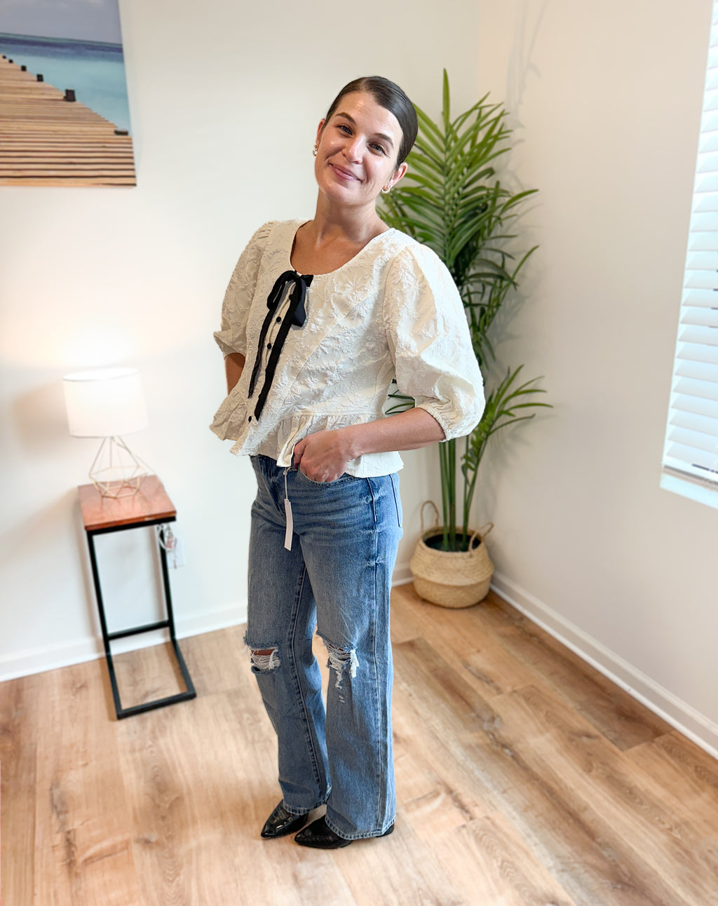 Cam High Rise 90’S Criss Cross Straight