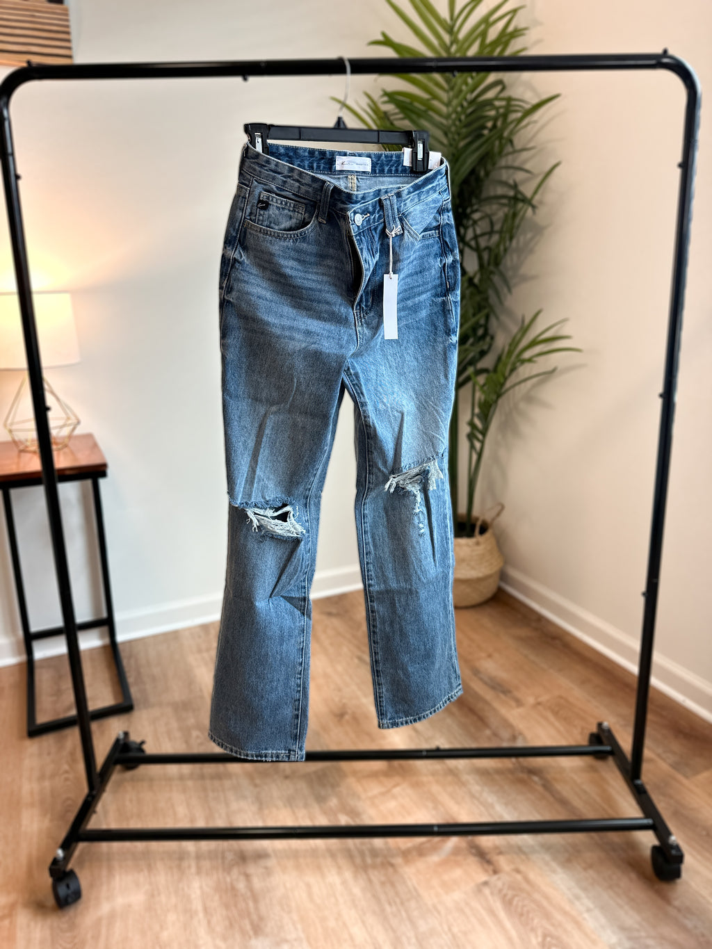 Cam High Rise 90’S Criss Cross Straight