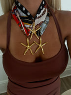 STARFISH SCARF NECKLACE