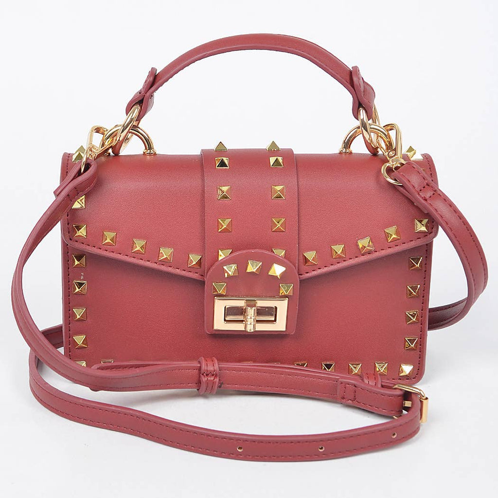 Jessica Studded Clutch