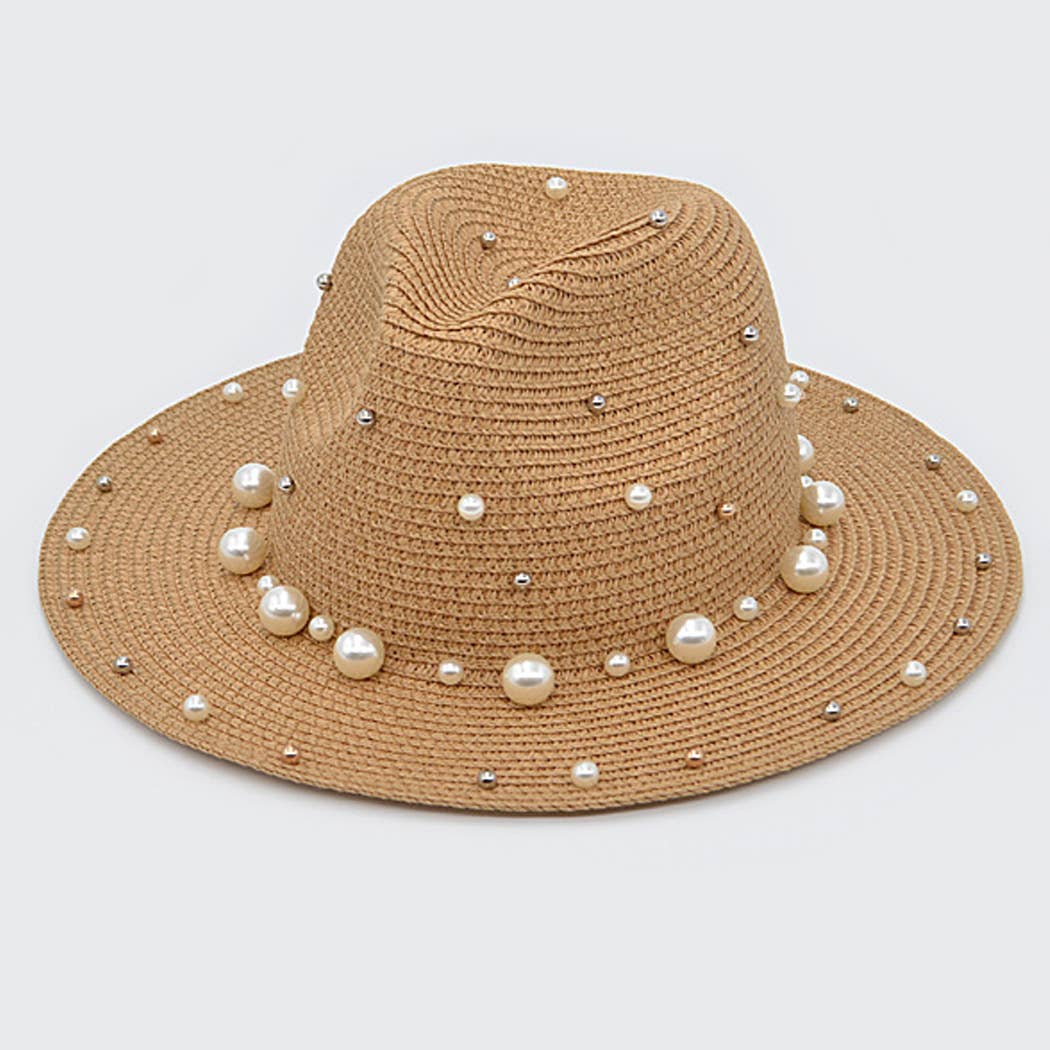 Beaded Fedora Hat